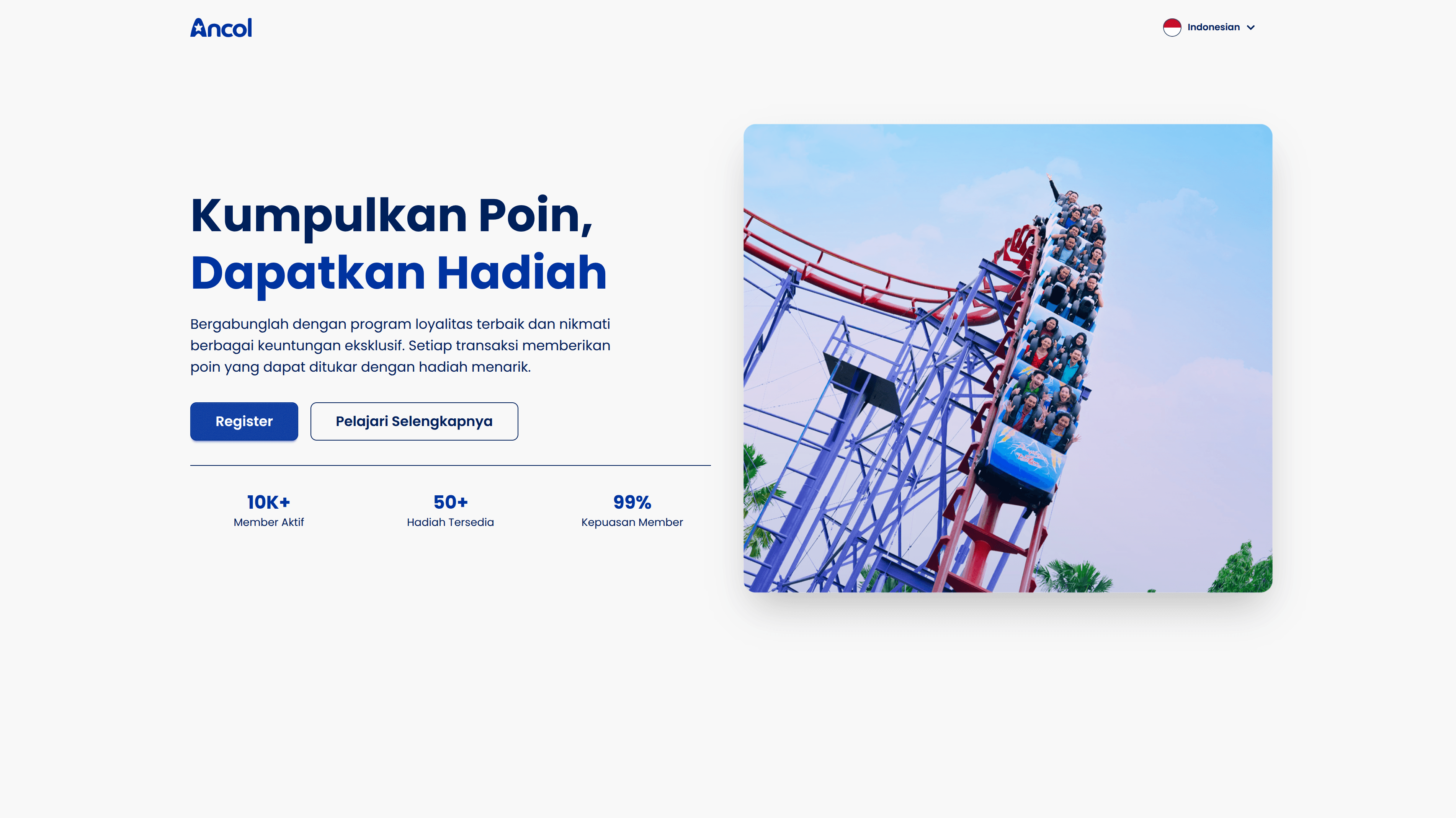 Ancol Points - Web App